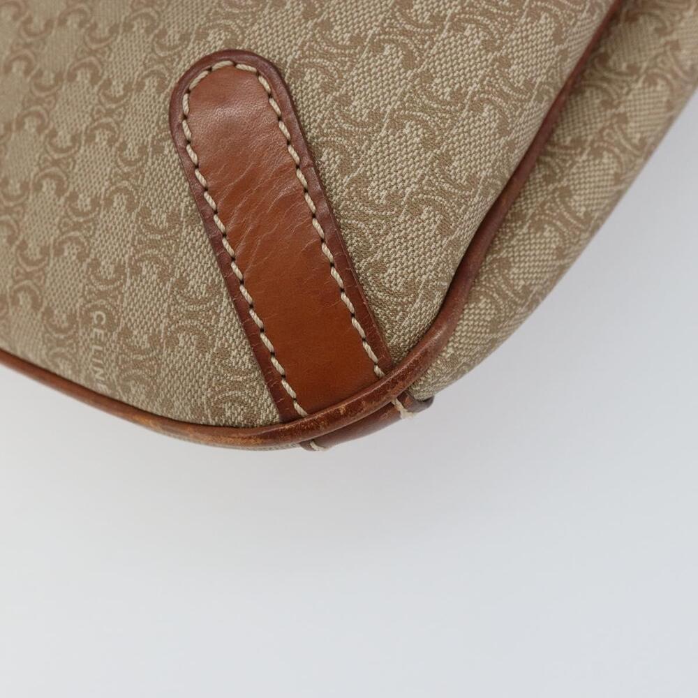 CELINE Macadam Canvas Tote Bag PVC Beige Gold Auth 156447 - Picture 16 of 16